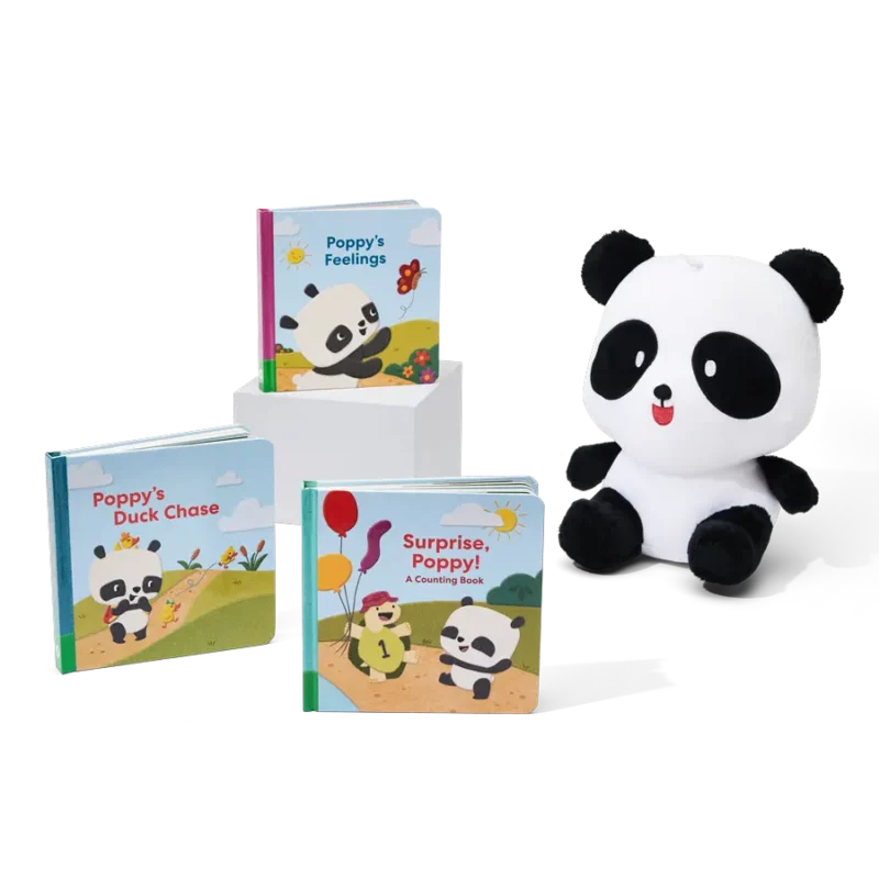 Poppy Plushie Book Set