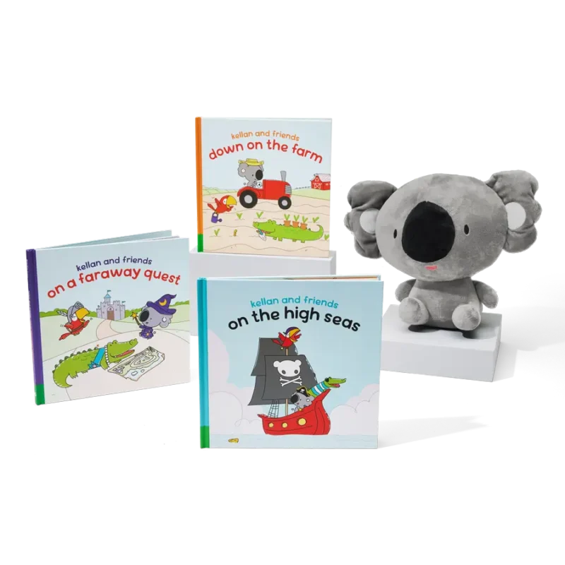 Kellan Plushie Book Set