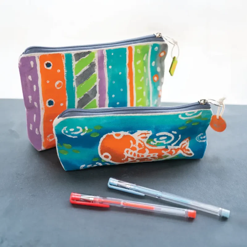 Painted Canvas Pouches - Image 3