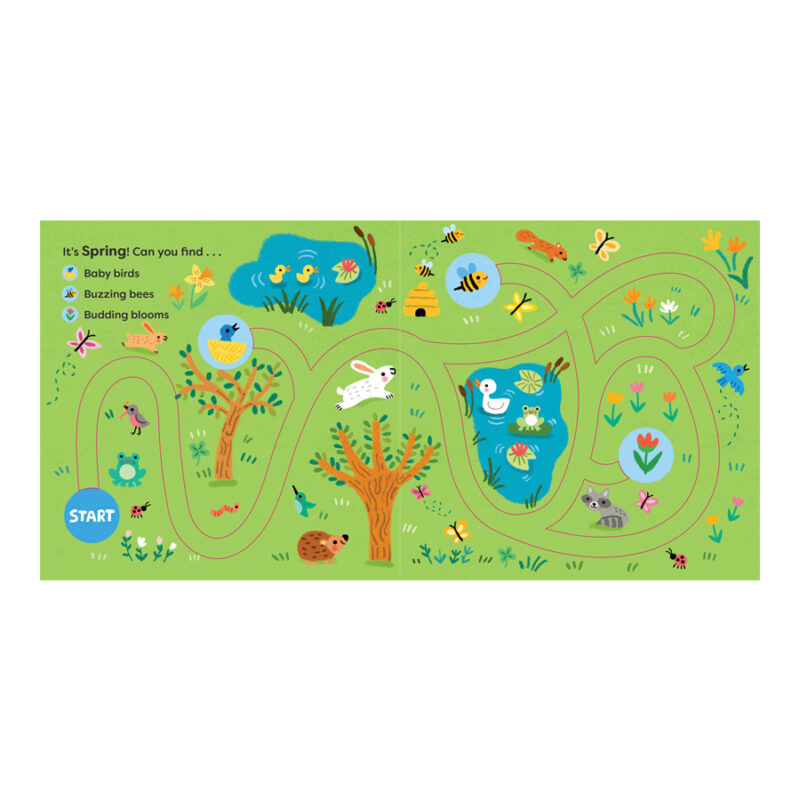 The A-MAZE-ing Seasons: A follow-your-finger book! - Image 5