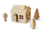 Wood House Set