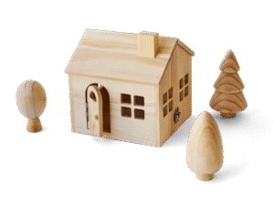 Wood House Set