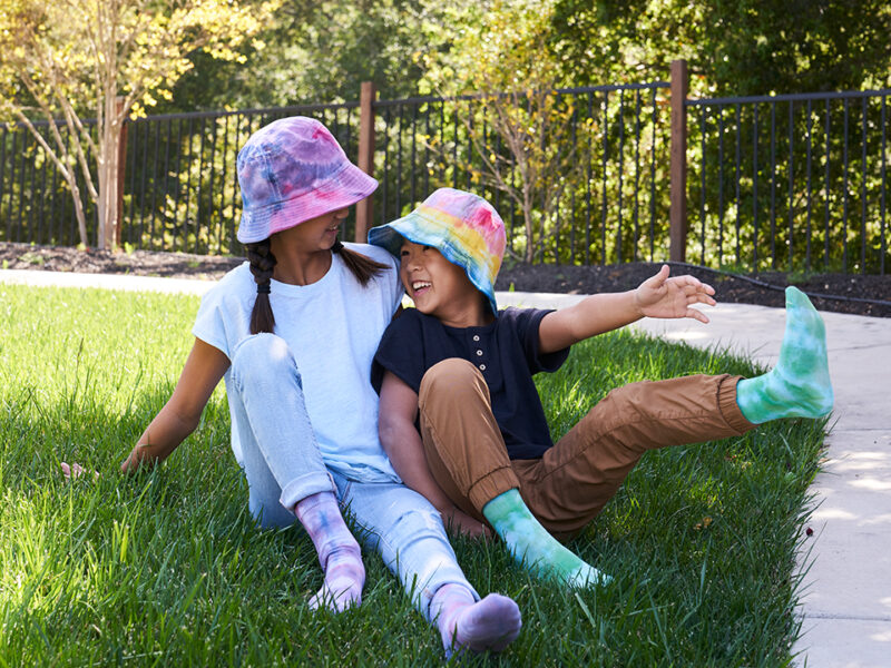 Ice-Dyed Hat & Socks - Image 2