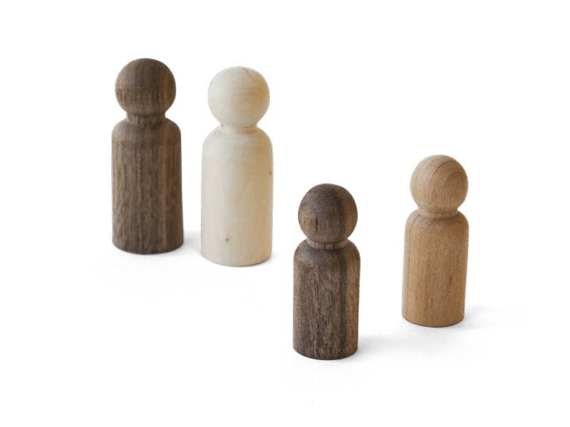 Wood Peg People - Image 3