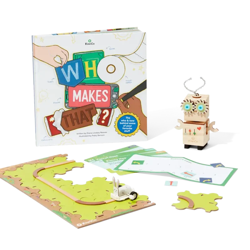 Robot Coder + Who Makes That? Book Bundle