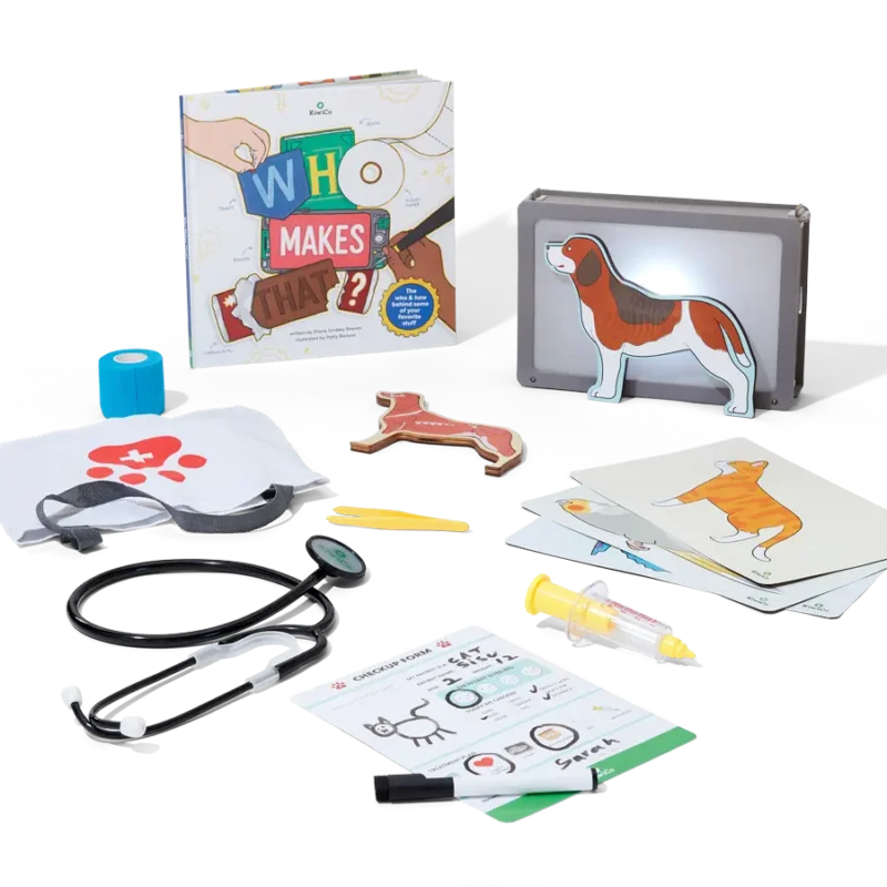 Veterinarian + Who Makes That? Book Bundle
