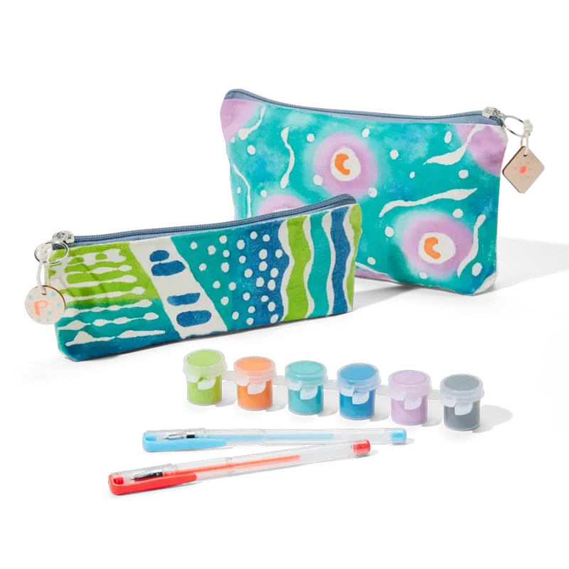 Painted Canvas Pouches - Image 5
