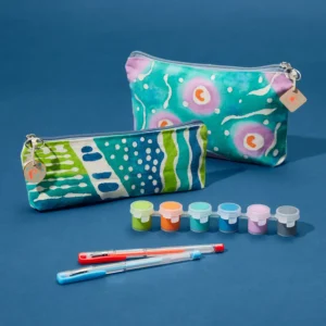 Painted Canvas Pouches