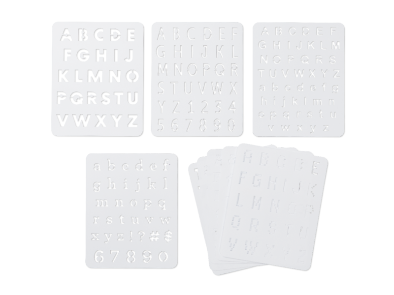 Letter + Number Stencil Set - Image 3