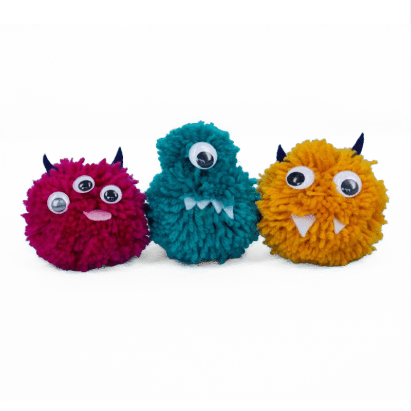 Pom-Pom Monsters Set (3-Pack) - Image 10