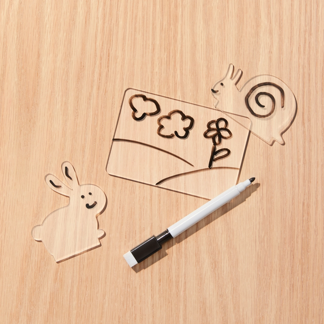 hand drawn shadow puppets