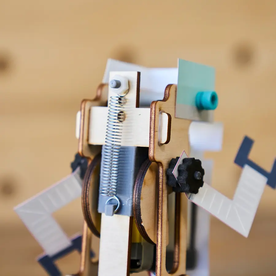 springs that make the robot bounce